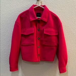 Love Tree Vibrant Pink Jacket Size Small